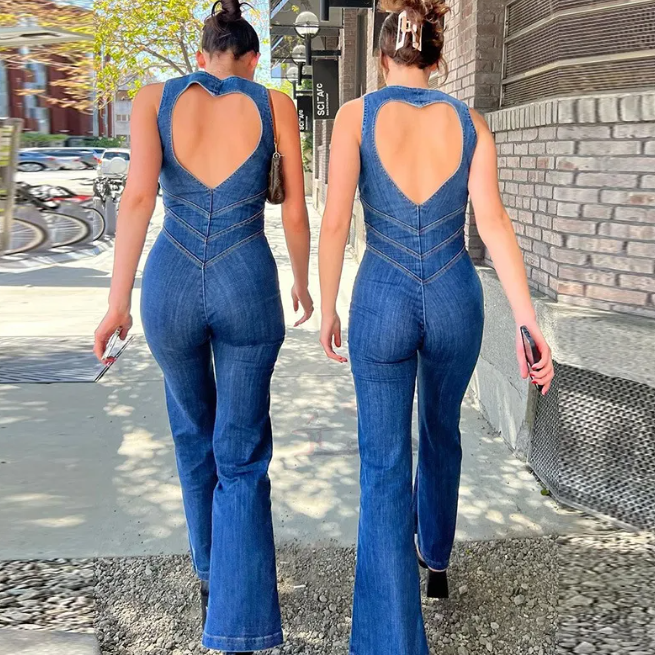Women's Denim Jumpsuit