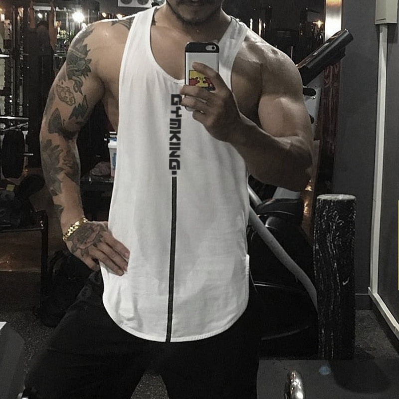 Men's Sleeveless Gym Workout Fitness Vest Tops