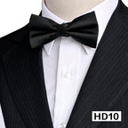 Men's Solid Color Silk Bow Tie