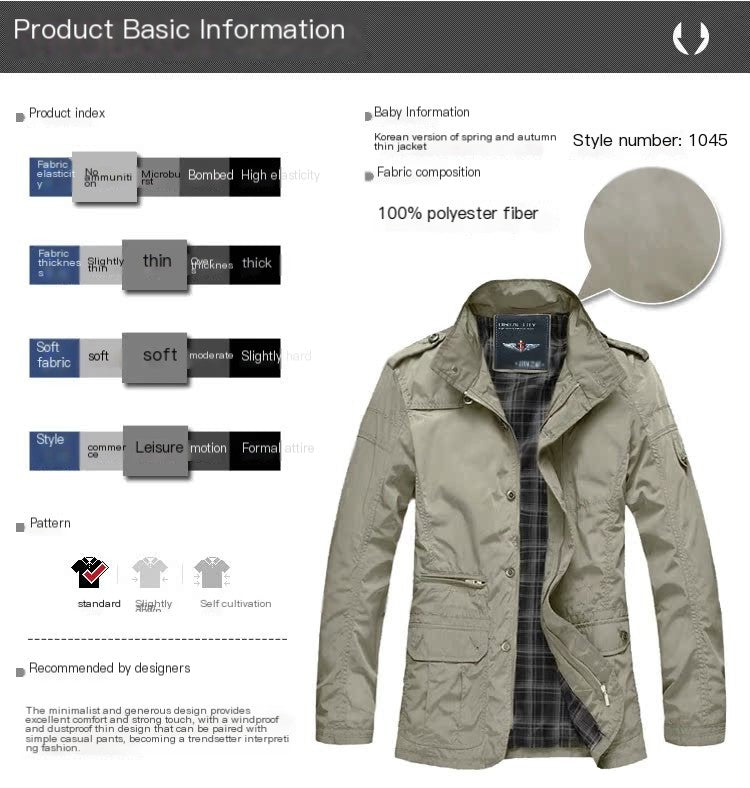Men's Jacket Men's Jackets Unbranded