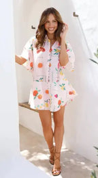 Women's Wide Leg Short Jumpsuit