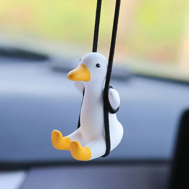 Anime Gypsum Swing Duck Car Interior Decoration