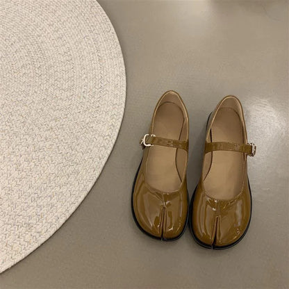 Retro Square Toe Mary Jane Pumps Shoes