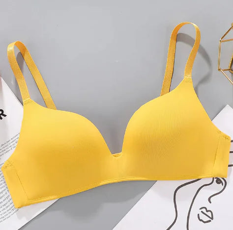 Breathable No Rims Gather Bra for Women