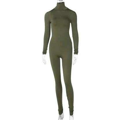 Women's Solid Colour Yoga Jumpsuit