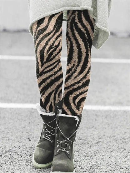Christmas Leggings Elastic Women