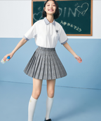 Women's Plaid Pleated Skirt