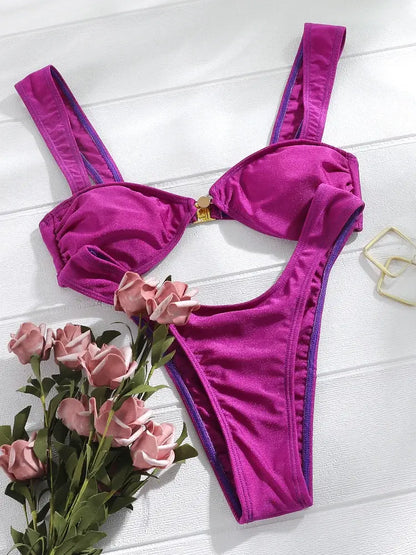 Women's Push Up Micro Bikini Set