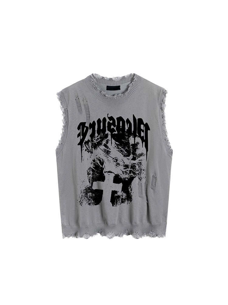 Men's Streetwear Off Shoulder Tank Top Main image