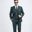 Men's Business Suit Set Men's Suits & Tuxedos Unbranded Inky green S