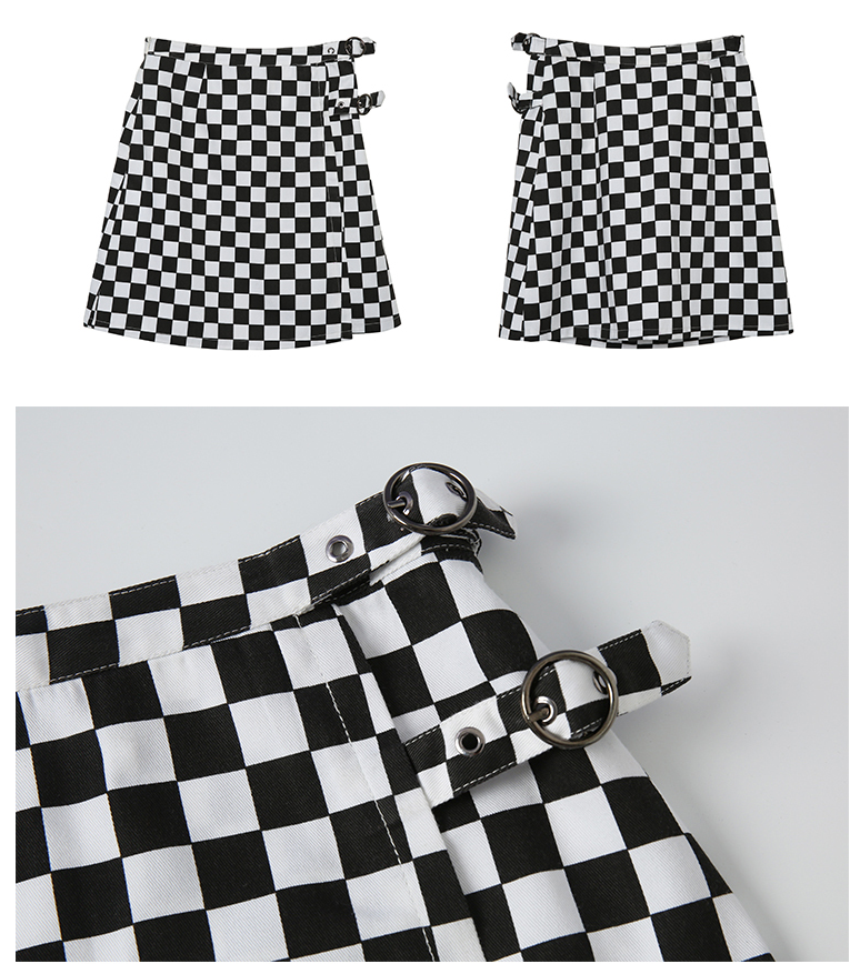 Women's Plaid A Line Skirt
