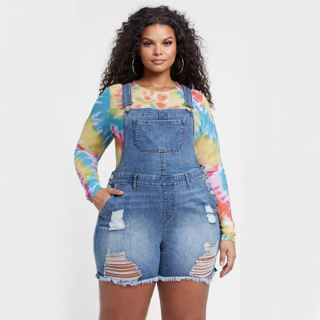 Women's Slim Fit Denim Jumpsuit