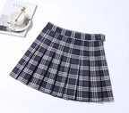 Women's Classic Plaid Uniform Skirt