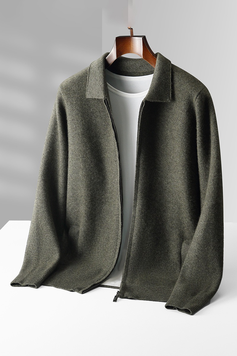 Men's Wool Knit Cardigan Secondary image