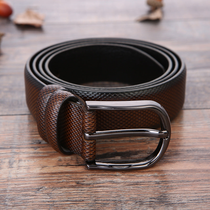 Men's Business Leather Belt Men's Belt Unbranded Main image