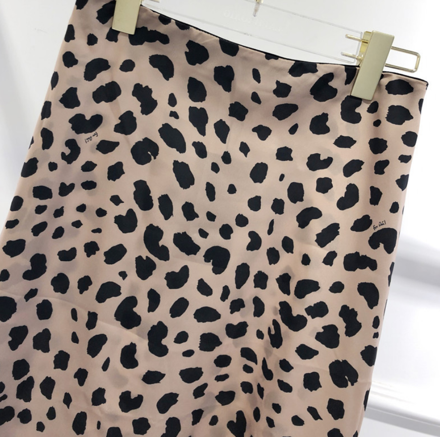 Women's Leopard Print Skirt