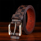 Men's Plaid Buckle Belt - Trendy Casual Design