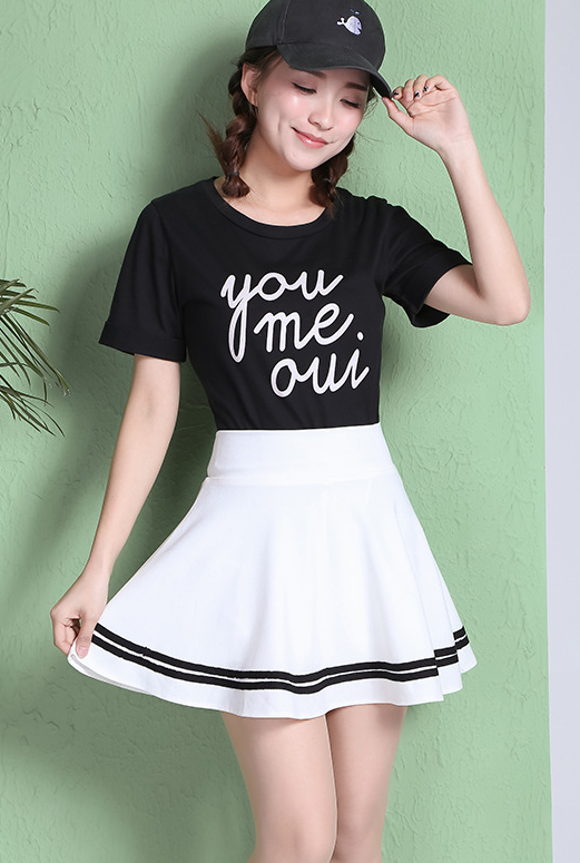 Women's Pleated Midi A Line Half Skirt Main image