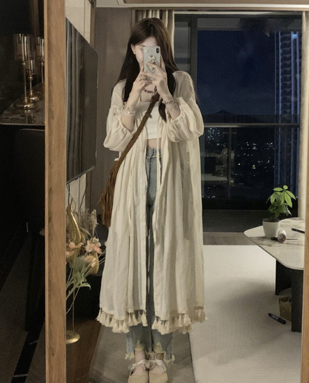 Women's Fringe Long Shirt