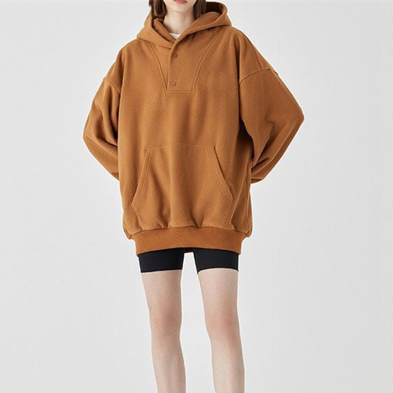 Women's Loose Polar Fleece Pullover Tops