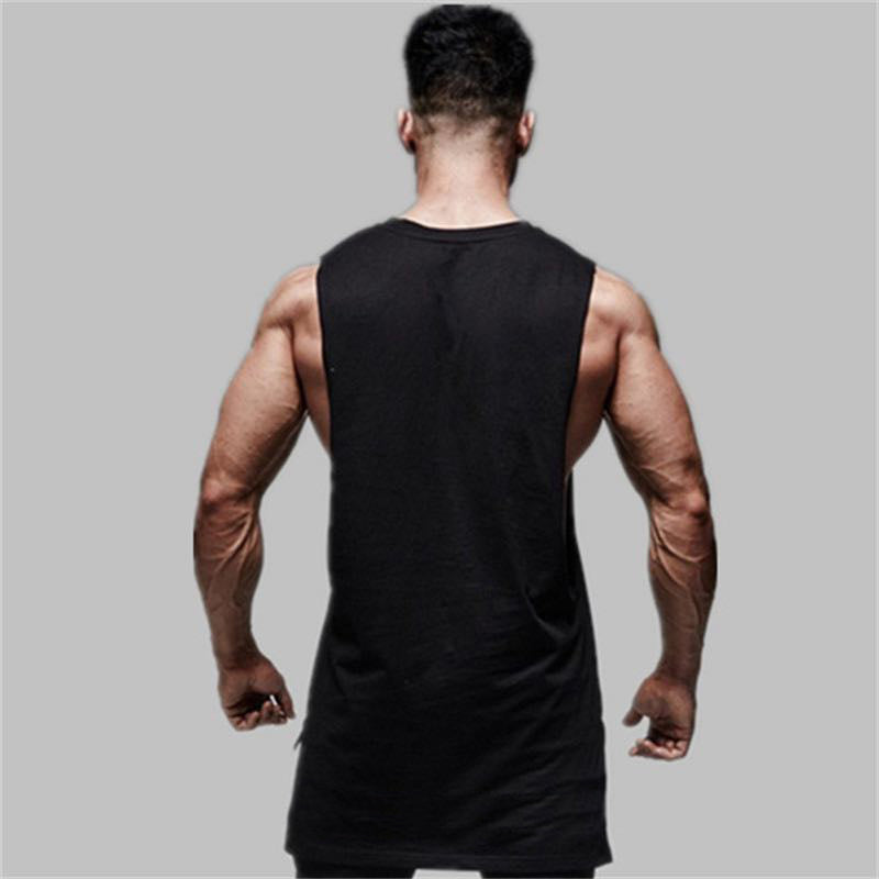 Men's Hip Hop Loose Split Tank Top