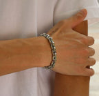 Men's Casual Simple Bracelet Steel Color