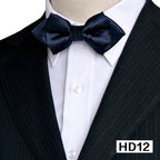 Men's Solid Color Silk Bow Tie