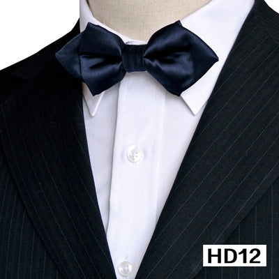 Men's Solid Color Silk Bow Tie