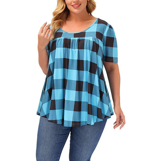 Women's Plus Size Casual Loose Tops