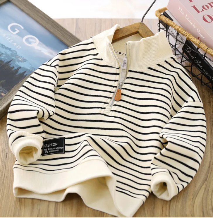 Children Casual Polo Collar Tops