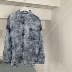 Women's Gothic Harajuku Casual Embroidered Shirt Women's Shirt Unbranded As Shown S
