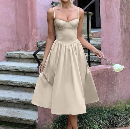 Women's French Vintage Court Style Long Dress