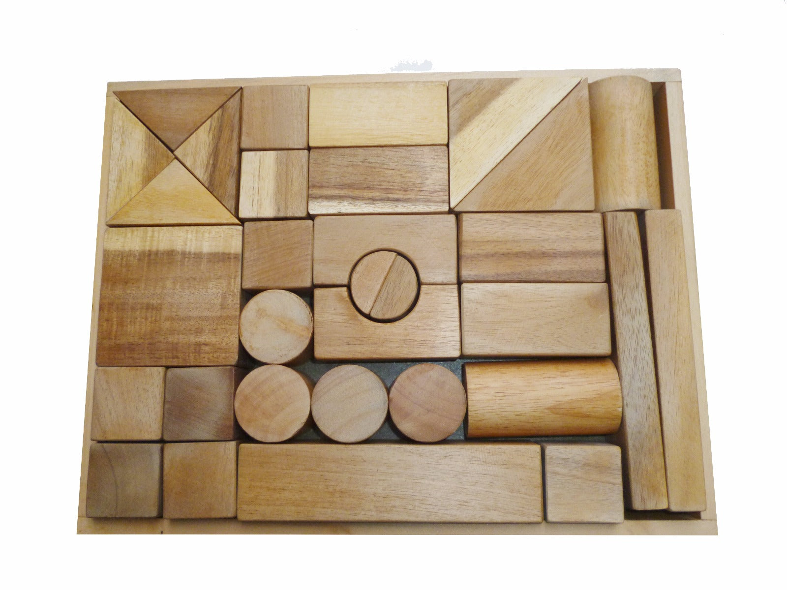 NATURAL WOOD BLOCKS 34 PCS Secondary image