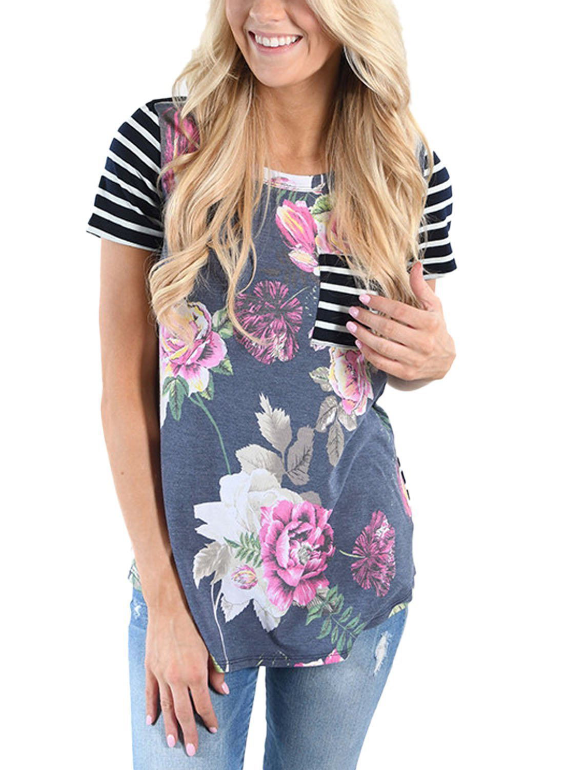Women's Maternity Tops For Breastfeeding Women's Tops & T-shirt Unbranded Grey S