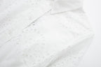 Women's Embroidered White Shirt Skirt Women's Dresses Unbranded
