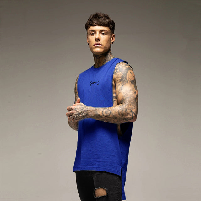 Men's Cotton Hip Hop Bodybuilding Tank Tops