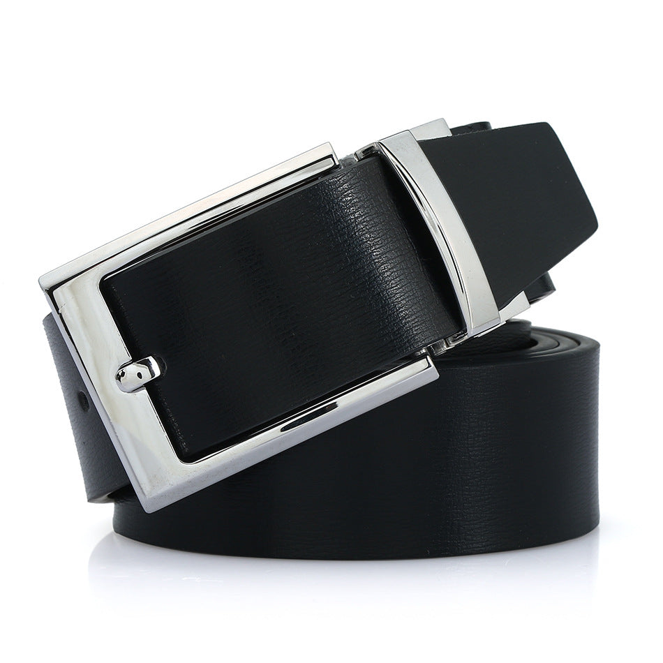 Men's Casual Leather Belt with Pin Holes