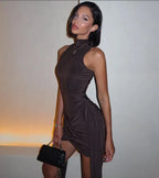 Women's Summer Lace Up Sleeveless Jumpsuit