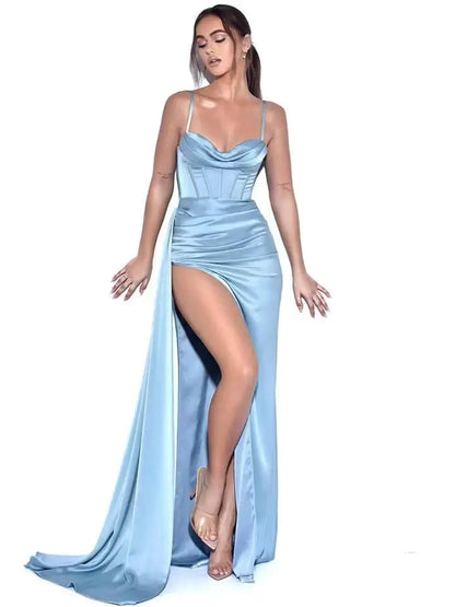 Women's Backless Maxi Dress