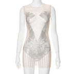 Women's Sheer Mesh Dress