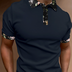 Men's Comfortable Printed Polo Shirt for Casual Wear