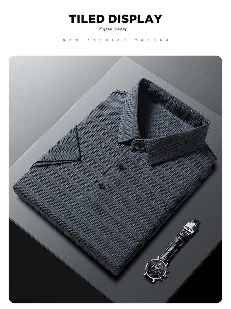 Men's Valante Stretch Polo Shirt Men's Polo Unbranded Grey M