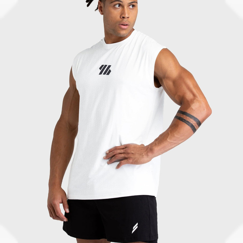 Men's Fitness Tank Top LooseFit Muscle Shirt