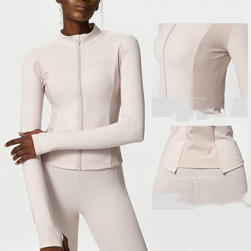Women's Long Sleeve Tight Fast Dry Breathable Tops Women's Activewear Jackets Unbranded Milk White M Main image