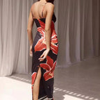 Women's Floral Suspender Dress