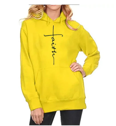 Unisex Faith Printed Hoodie