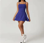 Backless Yoga Romper with Padded Sports Bra