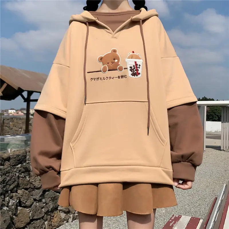 Cute Bear Anime Sweatshirt Hoodie Main image