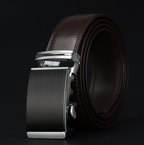Men's Genuine Leather Automatic Buckle Belt