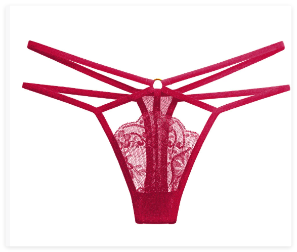 Women's Tanga Lingerie Women's Lingerie Unbranded Red 01 S